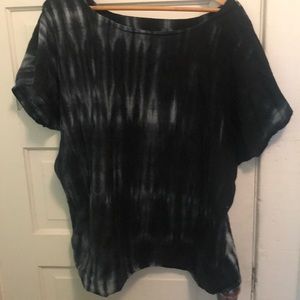 Uzi nyc navy kimono top